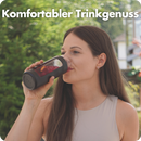 fyl Glas Trinkflasche (460ml)